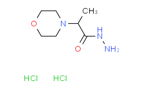 CAS No. 1255716-99-4, 2-(4-morpholinyl)propanohydrazide dihydrochloride