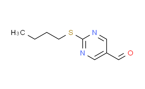 CAS No. 915920-13-7, 2-(butylthio)pyrimidine-5-carbaldehyde