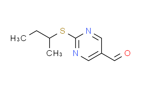 CAS No. 915920-24-0, 2-(sec-butylthio)pyrimidine-5-carbaldehyde