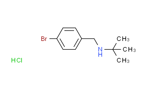 CAS No. 1209906-44-4, N-(4-bromobenzyl)-2-methyl-2-propanamine hydrochloride