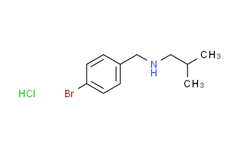 CAS No. 1158624-48-6, N-(4-bromobenzyl)-2-methyl-1-propanamine hydrochloride