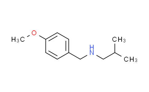 CAS No. 347405-96-3, N-(4-methoxybenzyl)-2-methylpropan-1-amine