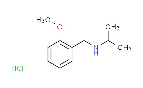 CAS No. 610309-75-6, N-(2-methoxybenzyl)-2-propanamine hydrochloride