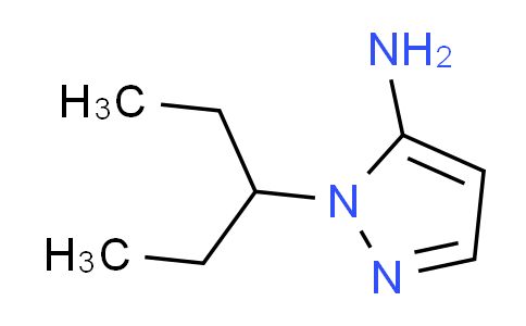 CAS No. 90206-24-9, 1-(1-ethylpropyl)-1H-pyrazol-5-amine