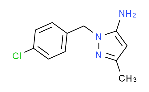 CAS No. 3524-41-2, 1-(4-chlorobenzyl)-3-methyl-1H-pyrazol-5-amine