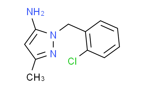 CAS No. 3524-40-1, 1-(2-chlorobenzyl)-3-methyl-1H-pyrazol-5-amine