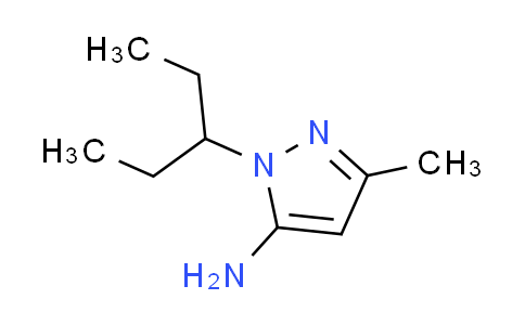 CAS No. 1015845-99-4, 1-(1-ethylpropyl)-3-methyl-1H-pyrazol-5-amine