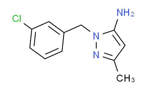CAS No. 1006682-91-2, 1-(3-chlorobenzyl)-3-methyl-1H-pyrazol-5-amine