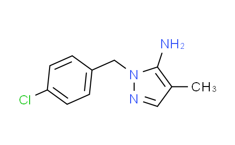 CAS No. 1015846-01-1, 1-(4-chlorobenzyl)-4-methyl-1H-pyrazol-5-amine