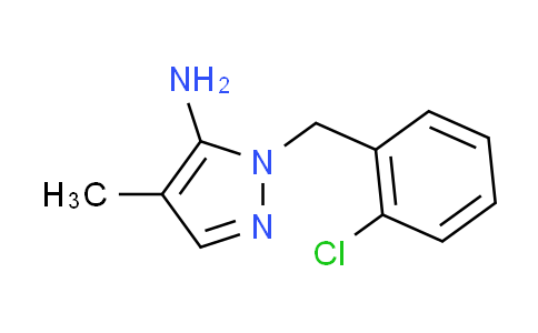 CAS No. 1015845-68-7, 1-(2-chlorobenzyl)-4-methyl-1H-pyrazol-5-amine