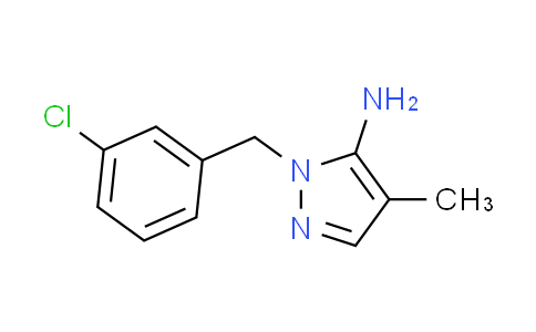CAS No. 1015845-70-1, 1-(3-chlorobenzyl)-4-methyl-1H-pyrazol-5-amine