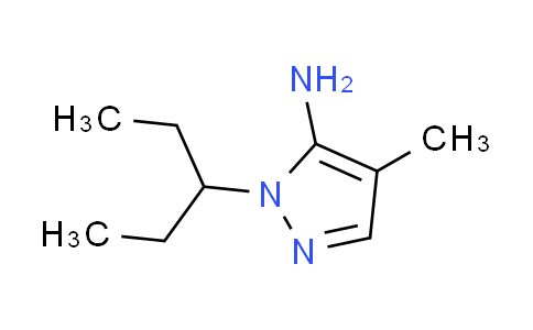 CAS No. 1015846-02-2, 1-(1-ethylpropyl)-4-methyl-1H-pyrazol-5-amine