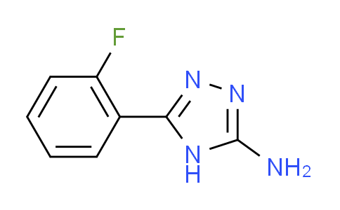 CAS No. 313662-92-9, 5-(2-fluorophenyl)-4H-1,2,4-triazol-3-amine