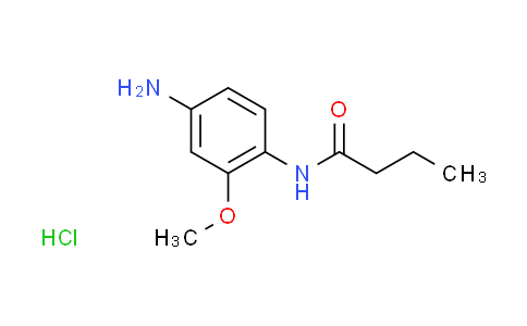 CAS No. 1135073-33-4, N-(4-amino-2-methoxyphenyl)butanamide hydrochloride