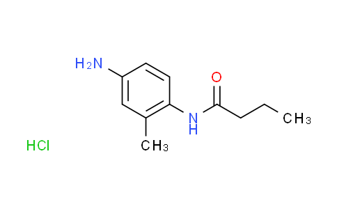 CAS No. 1184988-39-3, N-(4-amino-2-methylphenyl)butanamide hydrochloride
