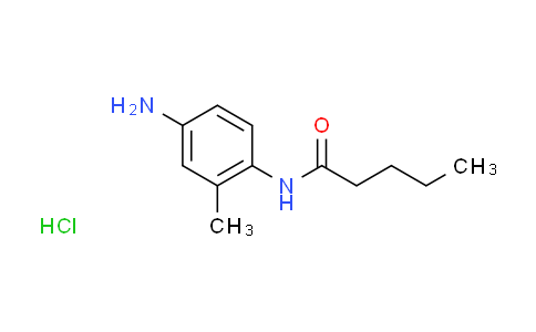CAS No. 1185703-31-4, N-(4-amino-2-methylphenyl)pentanamide hydrochloride
