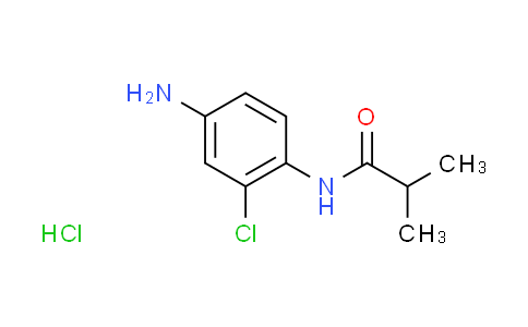 CAS No. 1185096-84-7, N-(4-amino-2-chlorophenyl)-2-methylpropanamide hydrochloride
