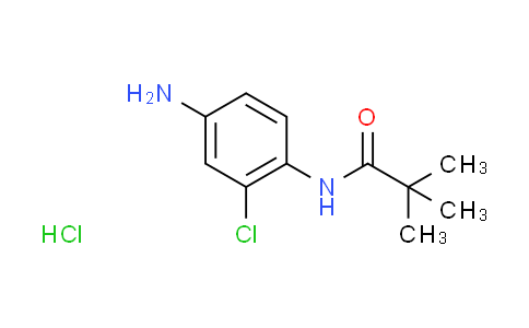 CAS No. 1185460-15-4, N-(4-amino-2-chlorophenyl)-2,2-dimethylpropanamide hydrochloride