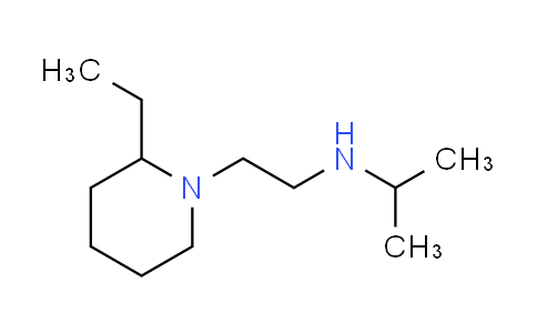 CAS No. 933738-34-2, N-[2-(2-ethylpiperidin-1-yl)ethyl]propan-2-amine