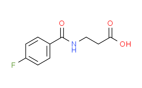 CAS No. 440341-64-0, N-(4-fluorobenzoyl)-beta-alanine