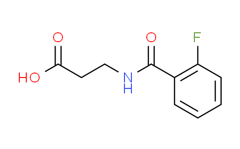 CAS No. 440341-60-6, N-(2-fluorobenzoyl)-beta-alanine