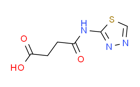 CAS No. 26861-97-2, 4-oxo-4-(1,3,4-thiadiazol-2-ylamino)butanoic acid