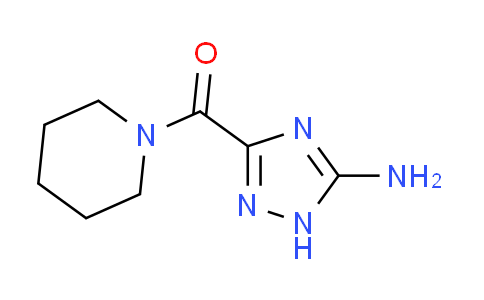 CAS No. 294853-92-2, 3-(1-piperidinylcarbonyl)-1H-1,2,4-triazol-5-amine