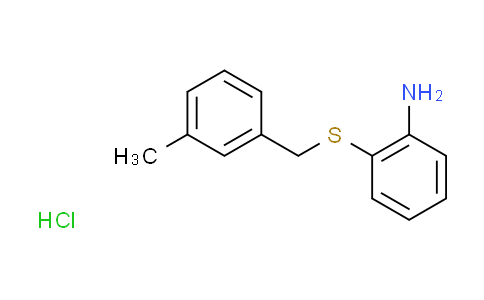 CAS No. 1049745-27-8, {2-[(3-methylbenzyl)thio]phenyl}amine hydrochloride