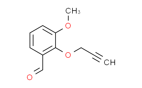 CAS No. 58758-45-5, 3-methoxy-2-(prop-2-yn-1-yloxy)benzaldehyde