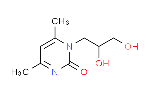 CAS No. 88544-94-9, 1-(2,3-dihydroxypropyl)-4,6-dimethylpyrimidin-2(1H)-one