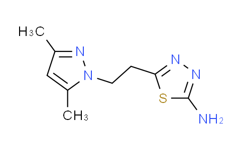 CAS No. 957484-31-0, 5-[2-(3,5-dimethyl-1H-pyrazol-1-yl)ethyl]-1,3,4-thiadiazol-2-amine