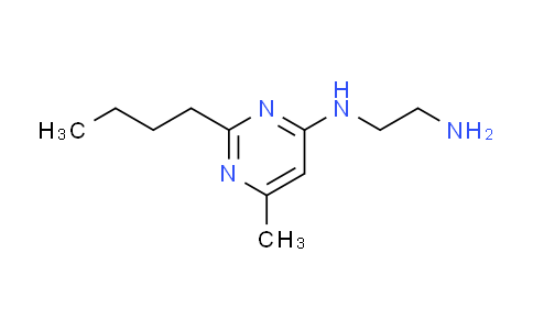 CAS No. 915920-26-2, N-(2-butyl-6-methylpyrimidin-4-yl)ethane-1,2-diamine