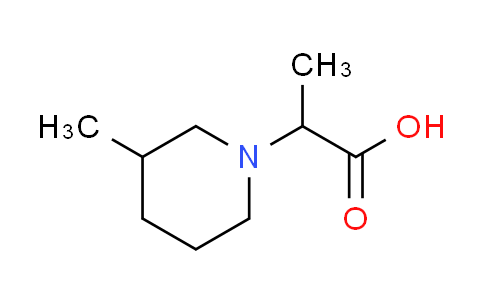 CAS No. 915920-25-1, 2-(3-methylpiperidin-1-yl)propanoic acid