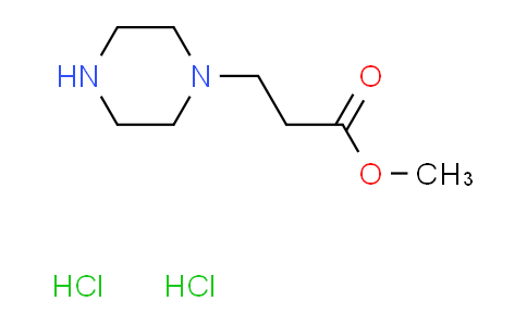 CAS No. 82972-28-9, methyl 3-(1-piperazinyl)propanoate dihydrochloride