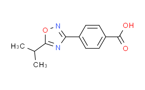 CAS No. 915920-28-4, 4-(5-isopropyl-1,2,4-oxadiazol-3-yl)benzoic acid