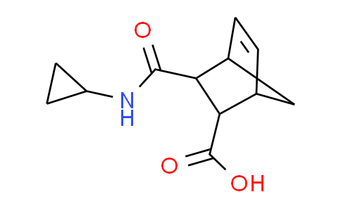 CAS No. 1822302-67-9, rac-(2R,3R)-3-[(cyclopropylamino)carbonyl]bicyclo[2.2.1]hept-5-ene-2-carboxylic acid