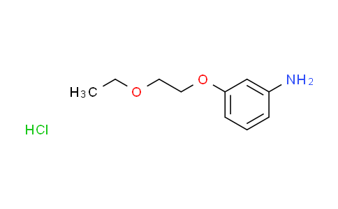 CAS No. 1049787-84-9, [3-(2-ethoxyethoxy)phenyl]amine hydrochloride