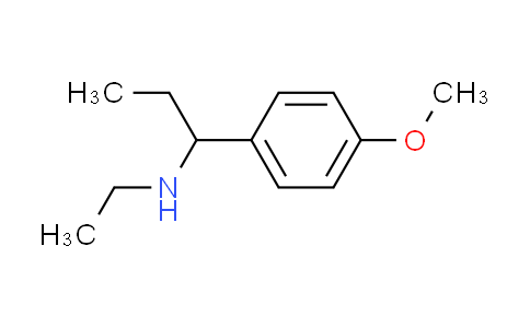 CAS No. 40023-81-2, N-ethyl-1-(4-methoxyphenyl)propan-1-amine