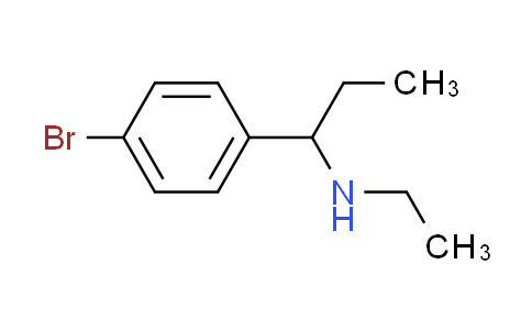 CAS No. 915923-68-1, 1-(4-bromophenyl)-N-ethylpropan-1-amine