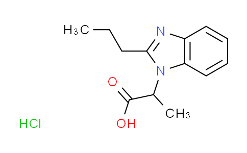 CAS No. 1101183-40-7, 2-(2-propyl-1H-benzimidazol-1-yl)propanoic acid hydrochloride