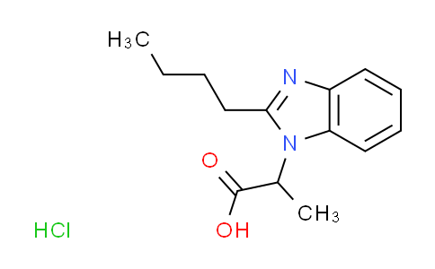 CAS No. 1609396-39-5, 2-(2-butyl-1H-benzimidazol-1-yl)propanoic acid hydrochloride