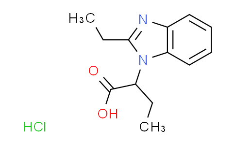 CAS No. 1609396-01-1, 2-(2-ethyl-1H-benzimidazol-1-yl)butanoic acid hydrochloride