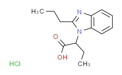 CAS No. 1349708-62-8, 2-(2-propyl-1H-benzimidazol-1-yl)butanoic acid hydrochloride