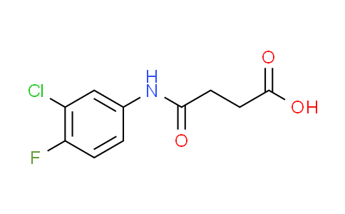 CAS No. 303137-77-1, 4-[(3-chloro-4-fluorophenyl)amino]-4-oxobutanoic acid