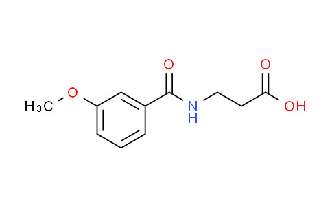 CAS No. 914773-50-5, N-(3-methoxybenzoyl)-beta-alanine