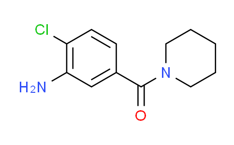 CAS No. 91766-96-0, 2-chloro-5-(piperidin-1-ylcarbonyl)aniline