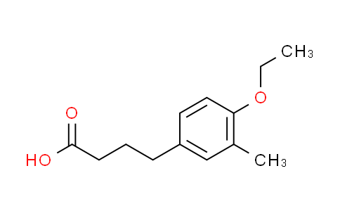 CAS No. 878431-90-4, 4-(4-ethoxy-3-methylphenyl)butanoic acid