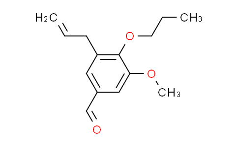 CAS No. 876709-19-2, 3-allyl-5-methoxy-4-propoxybenzaldehyde