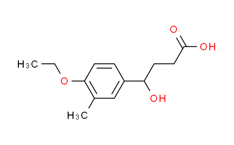 CAS No. 879053-56-2, 4-(4-ethoxy-3-methylphenyl)-4-hydroxybutanoic acid