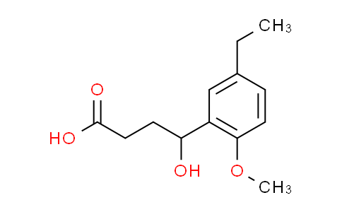 CAS No. 879053-63-1, 4-(5-ethyl-2-methoxyphenyl)-4-hydroxybutanoic acid